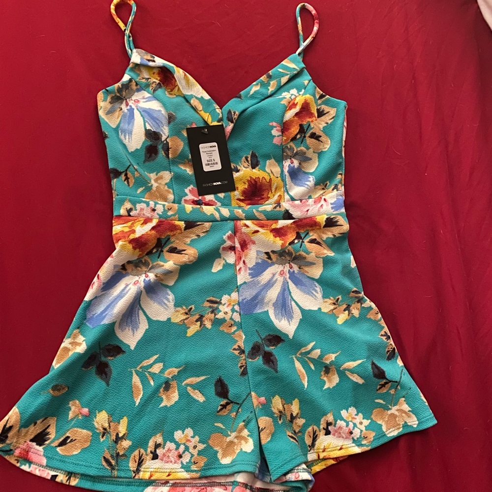 Fashion Nova Floral Romper